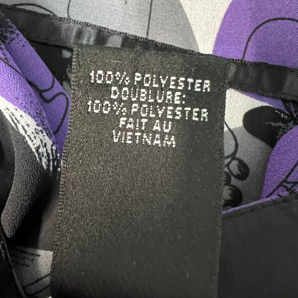 Nine West Floral Top Womens 4 Career Office Workwear Formal Party Cocktail Event - Picture 8 of 10